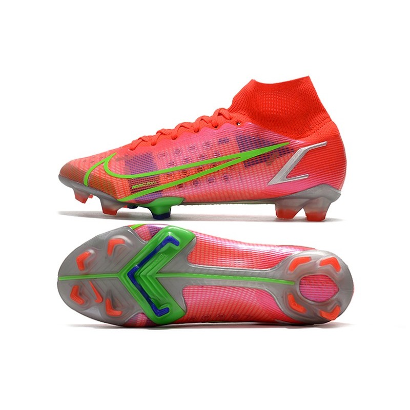 Nike Mercurial Superfly Elite FG Spectrum Červené stříbrný